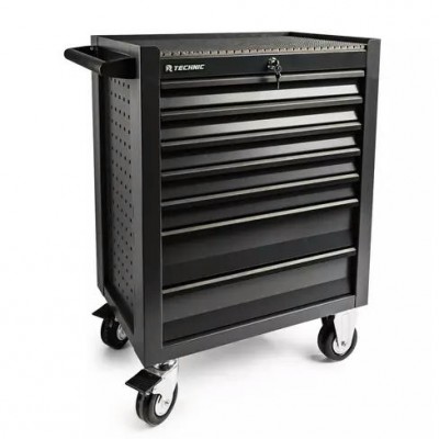 Тележка инструментальная 7 полочная Standart серая TECHNIC Тележка инструментальная 7 полочная Standart серая TECHNIC