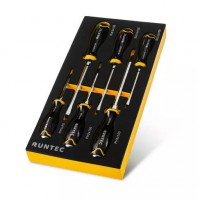 Набор усиленных отверток CrV со сквозным стержнем в ложементе EVA, 6 предметов