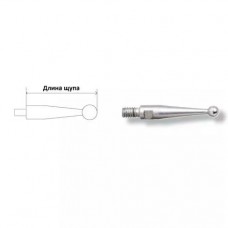 Измерительный наконечник для рычажно-зубчатого индикатора, рубиновый, D2 мм, L=14,5 мм