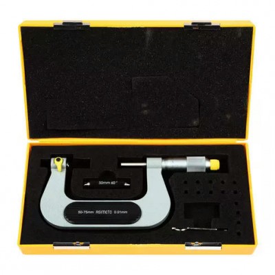 Микрометр для измерения резьбы 0,01 мм, 50-75 мм