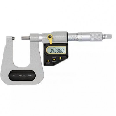 Микрометр для измерения листового металла цифровой IP65 0,001 мм, 0-25 мм, глубина 50 мм, тип A