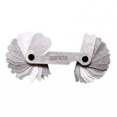 Набор радиусных шаблонов R 1-7 мм, 17 шт