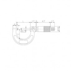 Набор микрометров, 0,001 мм 0-300 мм, 12 предметов