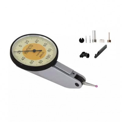 Индикатор рычажно-зубчатый 0,002 мм, горизонтальный 0,2 мм, 0-100-0, D32 в наборе с калибровкой