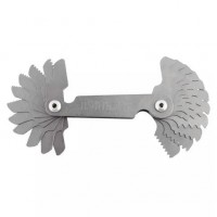 Набор резьбовых шаблонов для метрической резьбы 60°, шаг 0,4-7 мм из 21 шт. Набор резьбовых шаблонов для метрической резьбы 60°, шаг 0,4-7 мм из 21 шт.