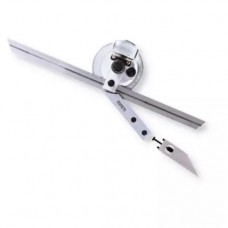 Универсальный угломер с лупой 5', 0°- 360°, 300