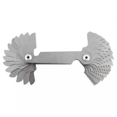 Набор резьбовых шаблонов для дюймовой резьбы 55° 4-42 TPI мм из 30 шт.