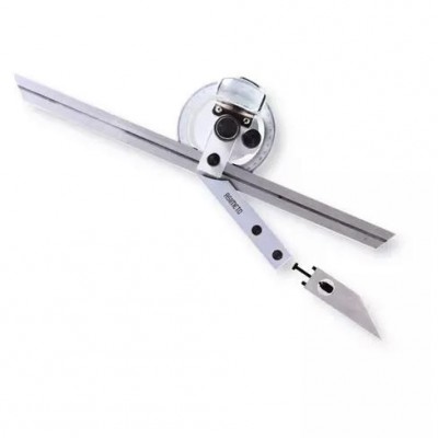 Универсальный угломер с лупой 5", 0°- 360°, 200