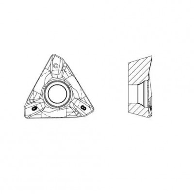 Пластина фрезерная для фрезы GMS90, для обработки чугуна
