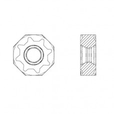 Пластина фрезерная для фрезы GMF40, для обработки углеродистых и нержавеющих сталей