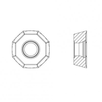 Пластина фрезерная для фрезы GMF42, для обработки чугуна