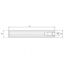Хвостовик твердосплавный для модульной фрезы 16 мм, диаметр внутренней резьбы M08