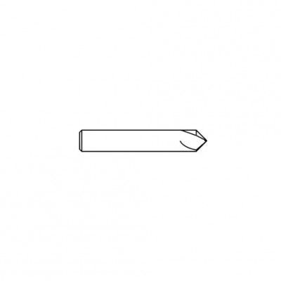 Фреза фасочная 12 мм, VHM, Z=4, HA, AlTiN (cерия GH180)