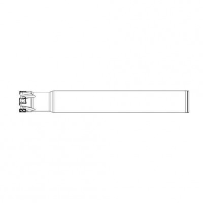 Корпус фрезы для обработки уступов и пазов 20 мм, Ap=8 мм, Z-3, угол в плане 90°