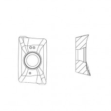 Пластина фрезерная для обработки углеродистых и нержавеющих сталей, жаропрочных сплавов