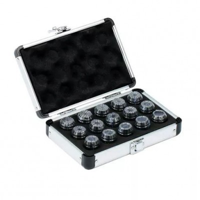 Набор цанг ER25 без внутреннего подвода СОЖ, 15 предметов