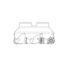 Корпус фрезы для профильного фрезерования 160 мм Ap=10 мм, Z-8