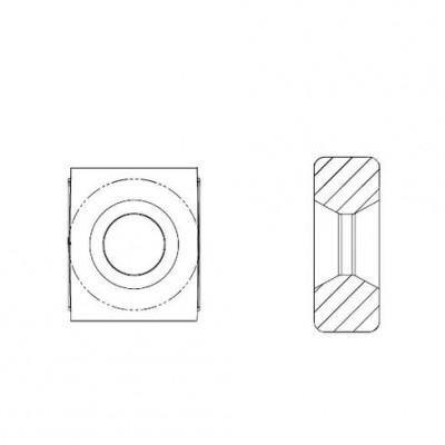 Пластина фрезерная для фрезы GFF40, для обработки чугуна и закаленных сталей