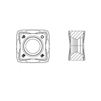 Пластина фрезерная для обработки углеродистых и нержавеющих сталей