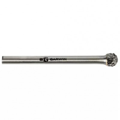 Борфреза сферическая 3*2,5*75 мм, VHM, DM, форма D (серия 900597)