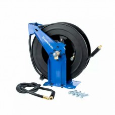 Катушка для раздачи воздуха (воды) ГП 13 мм, 15 м, стальная открытая, 1/2"