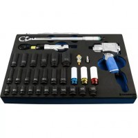 Набор пневмоинструмента с усиленным гайковертом 32 пр. в ложементе EVA