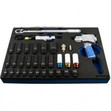 Набор пневмоинструмента с усиленным гайковертом 32 пр. в ложементе EVA