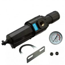 Фильтр для воздуха с регулятором давления 1/4" (5 микрон), усиленный - макс. давление 16 бар