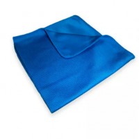 Салфетка для стекла из микрофибры 30х30 оверлок