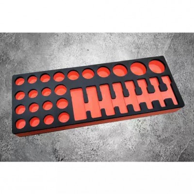 Ложемент EVA для набора торцевых головок и аксессуаров 1/2", 43 пр.