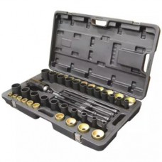 Съемник-запрессовщик сайлентблоков гидравлический с комплектом оправок и болтами Съемник-запрессовщик сайлентблоков гидравлический с комплектом оправок и болтами