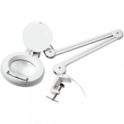 Увеличительное стекло с подсветкой, на кронштейне