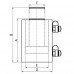 Гидравлический цилиндр (домкрат), двухполостной ДУ400Г150; 400 т, ход 150 мм  ТЕХРИМ 810560-400-150