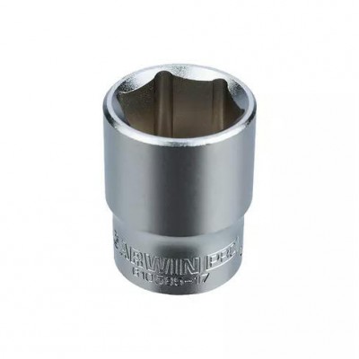 Головка, 3/8", 17 мм, торцевая, 6-гранная