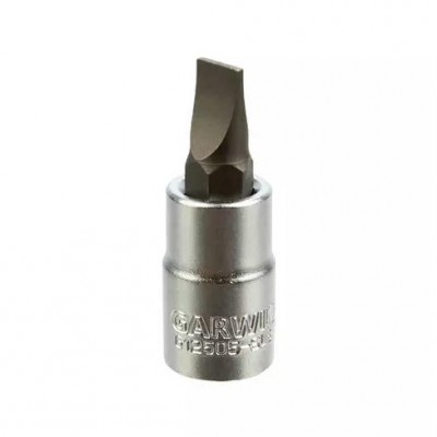 Головка со вставкой, 1/4", SL6, 37 мм