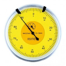 Индикатор часового типа ИЧ 0-5 мм, 0,01 мм, с горизонтальным расположением шкалы