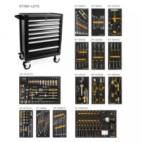 Тележка инструментальная Limited Edition 7 полочная Industrial серая с комплектом инструмента, 273 предмета