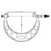 Микрометр цифровой IP65 0,001 мм, 150-300 мм 6 / 6  ASIMETO 115-12-0