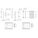 Микрометр для измерения внутренних канавок 0,01 мм, 6,5 мм, 0-25 мм, с двунаправленной трещоткой  ASIMETO 163-61-0
