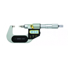 Микрометр с ножевыми измерительными поверхностями цифровой 0,001 мм, 0-25 мм, тип В с поверкой