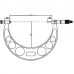 Микрометр цифровой IP65 0,001 мм, 0-150 мм 6 / 5 с поверкой  ASIMETO 115-06-0-П