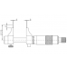 Двухточечный микрометрический нутромер нониус 0,01 мм, 50-75 мм  ASIMETO 203-03-0