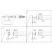 Микрометр для измерения высоты обжима 0,01 мм, 75-100 мм, тип B  ASIMETO 131-04-0