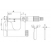 Микрометр со сменной пяткой 0,01 мм, 25-50 мм, универсальный  ASIMETO 121-02-0