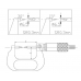 Микрометр с точечными измерительными поверхностями 0,01 мм, 50-75 мм, наконечник 15°  ASIMETO 122-03-0
