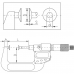 Дисковый микрометр цифровой IP65 0,001 мм, 75-100 мм с поверкой  ASIMETO 145-04-0-П
