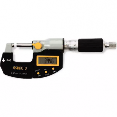 Микрометр цифровой 75-100 мм, IP65 0.001 мм с поверкой  ASIMETO 105-04-4-П