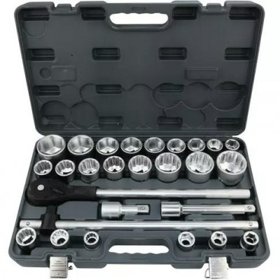 Набор торцевых головок 3/4" дюйм. и метр. 27 пр. (3/4"-2", 19-50 мм)