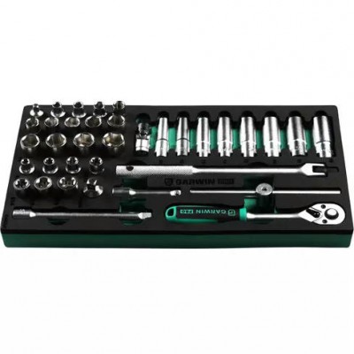 Набор торцевых головок 3/8" 36 пр. в ложементе EVA