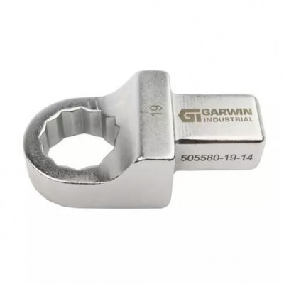 Насадка для динамометрического ключа накидная 19 мм с посадочным квадратом 14*18  GARWIN INDUSTRIAL 505580-19-14